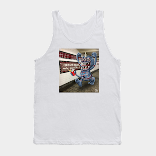 New York Rangers Tank Top - Let's Go Rangers by SubwayDoodle